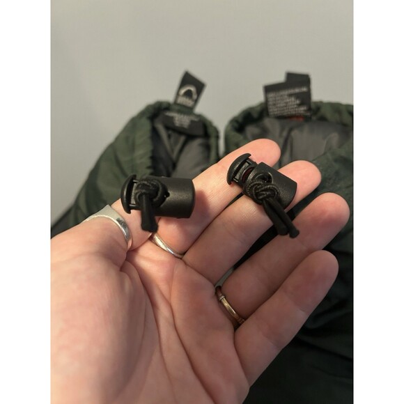 Sierra Designs Down Filled Booties Slippers Camp Shoes M/L Duck Down Green - Picture 5 of 7